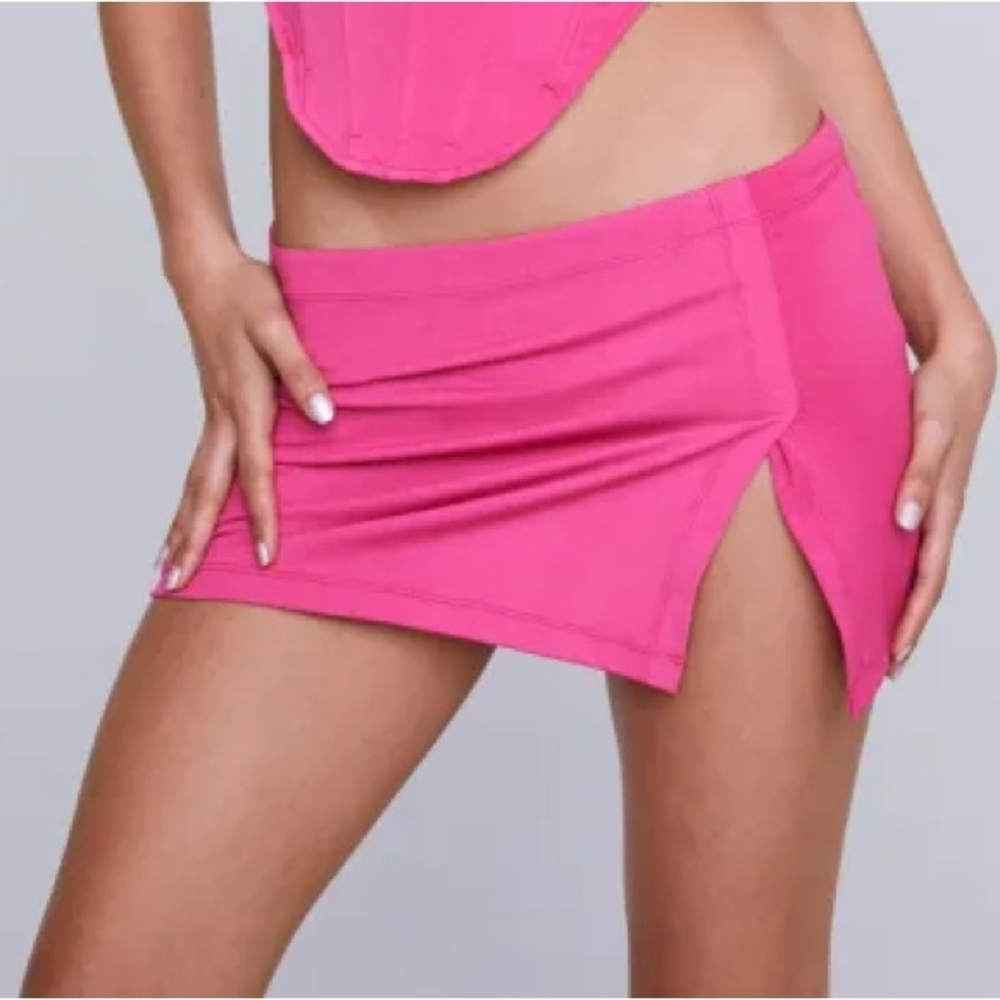 Miaou Micro Mini Skirt S fuchsia